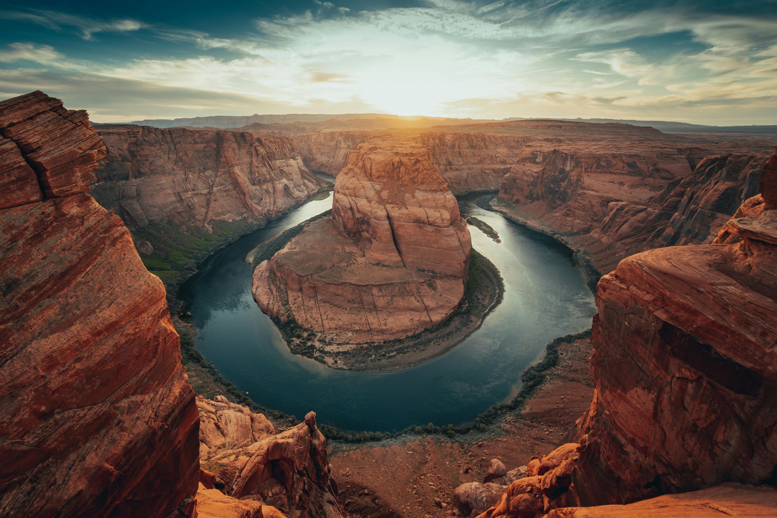 Grand Canyon — vast scale that exceeds human categories, producing awe