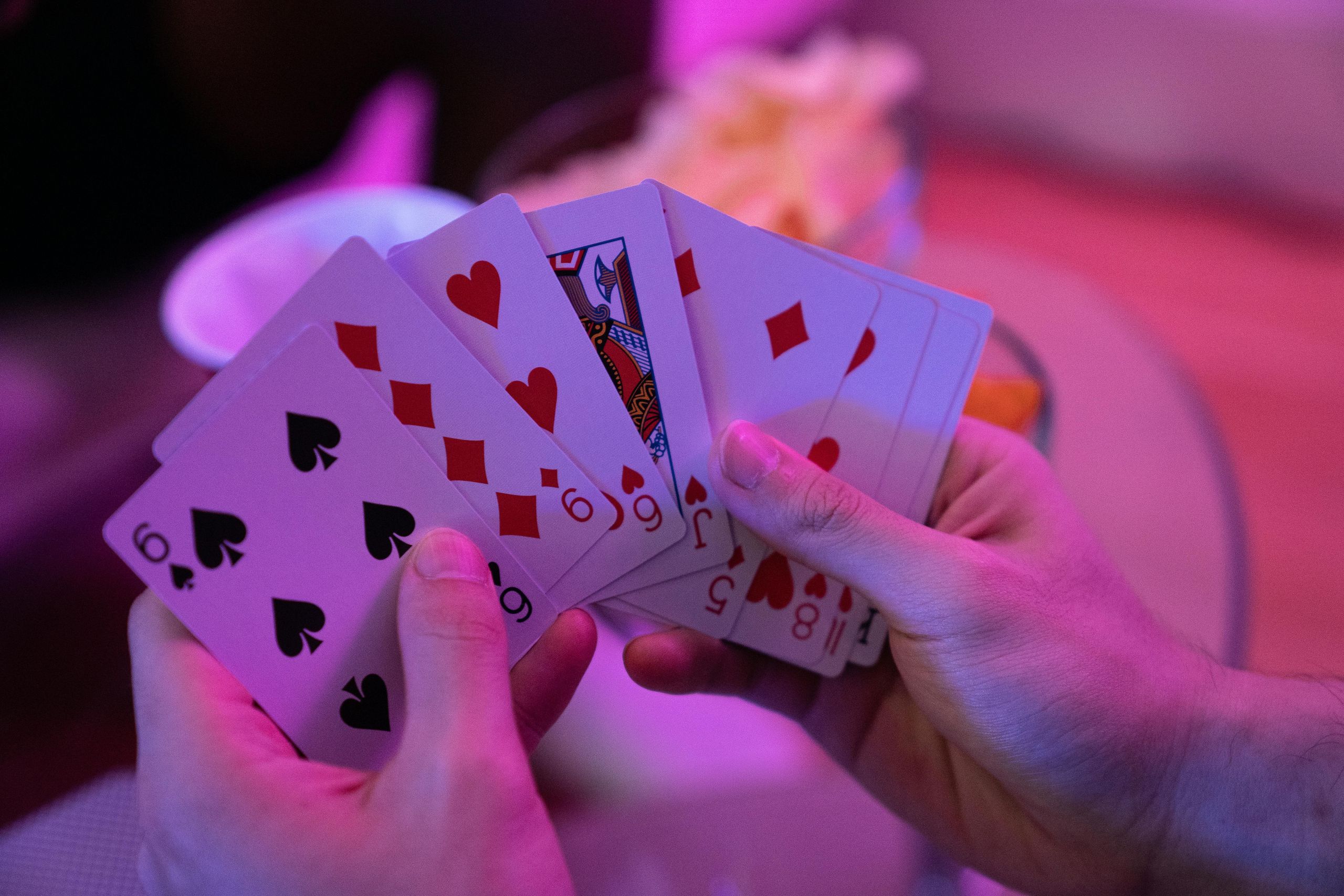 Cards — reading the room, holding position